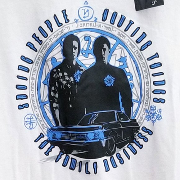 ✨HOST PICK✨ 🆕️Supernatural Culturefly EXCLUSIVE Family Business Raglan Tee 2XL - Picture 4 of 4